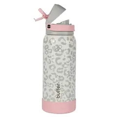BUFFER FLASK - Termo Botella Termica Agua Buffer Acero Inoxidable 1 Lt - Crema