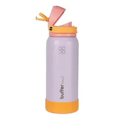BUFFER FLASK - Termo Botella Termica Agua Buffer Acero Inoxidable 1 Lt - Lila