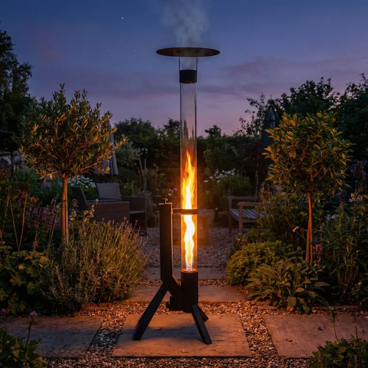 RELAN - Estufa a Pellet Exterior Ember Relan Para Patio Jardín