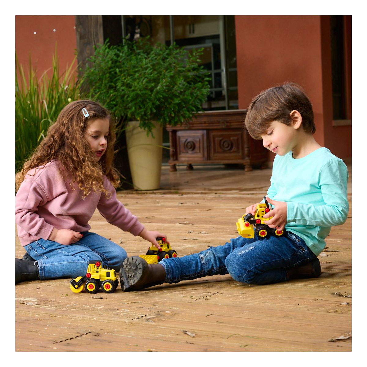 STANLEY JR - Camión de Carga Frontal Desmontable 17pcs