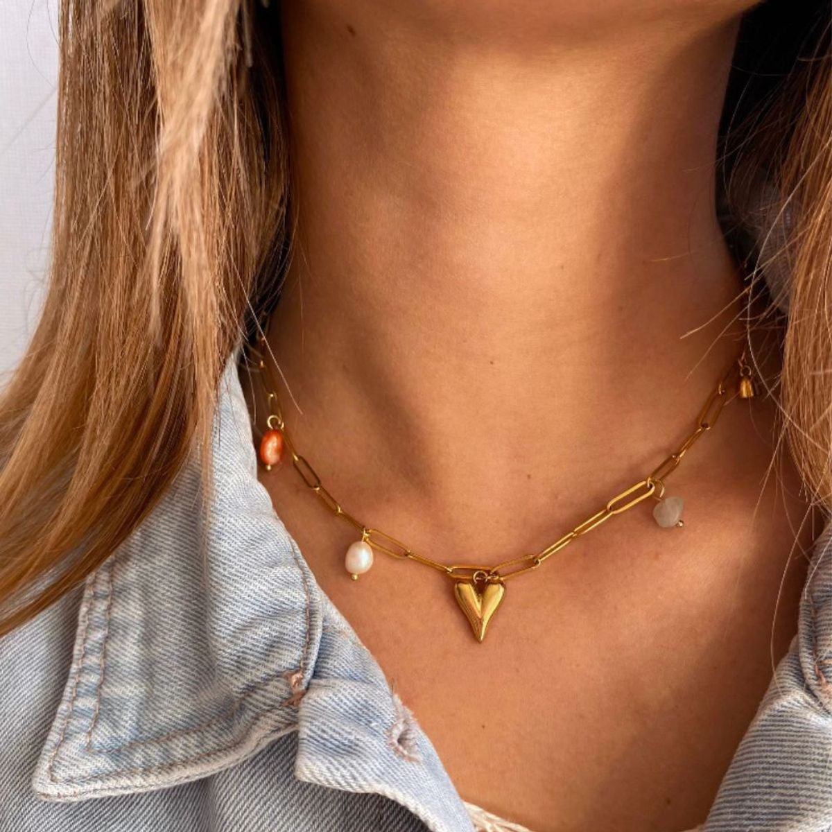 VANITE - Collar Mujer Acero Summer