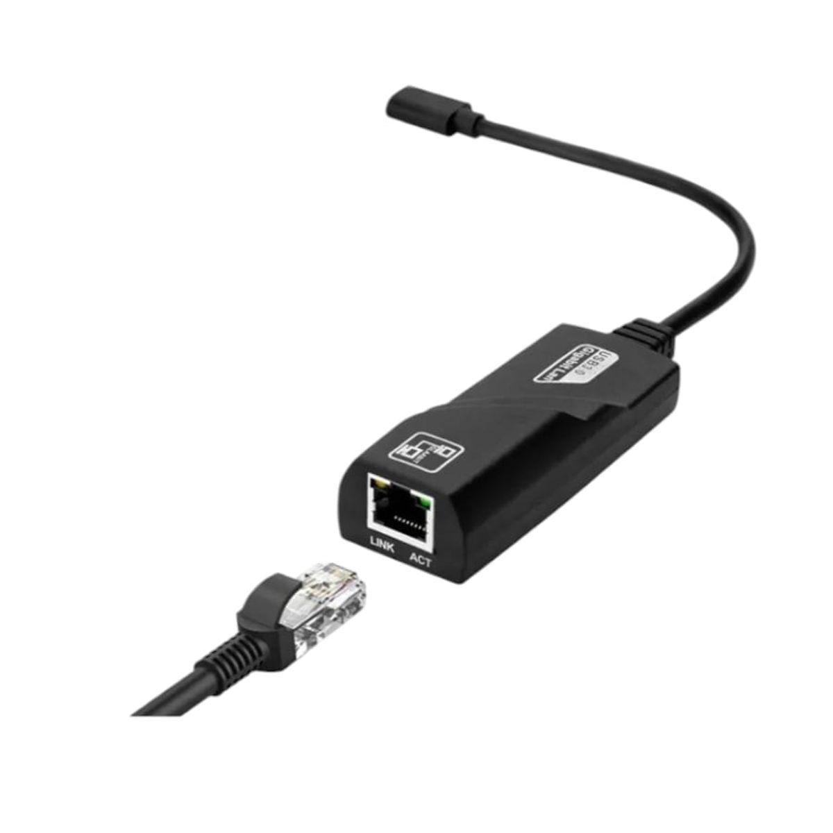 GENERICO - CABLE ADAPTADOR DE TYPE-C A LAN, 3.1 1000Mbps.