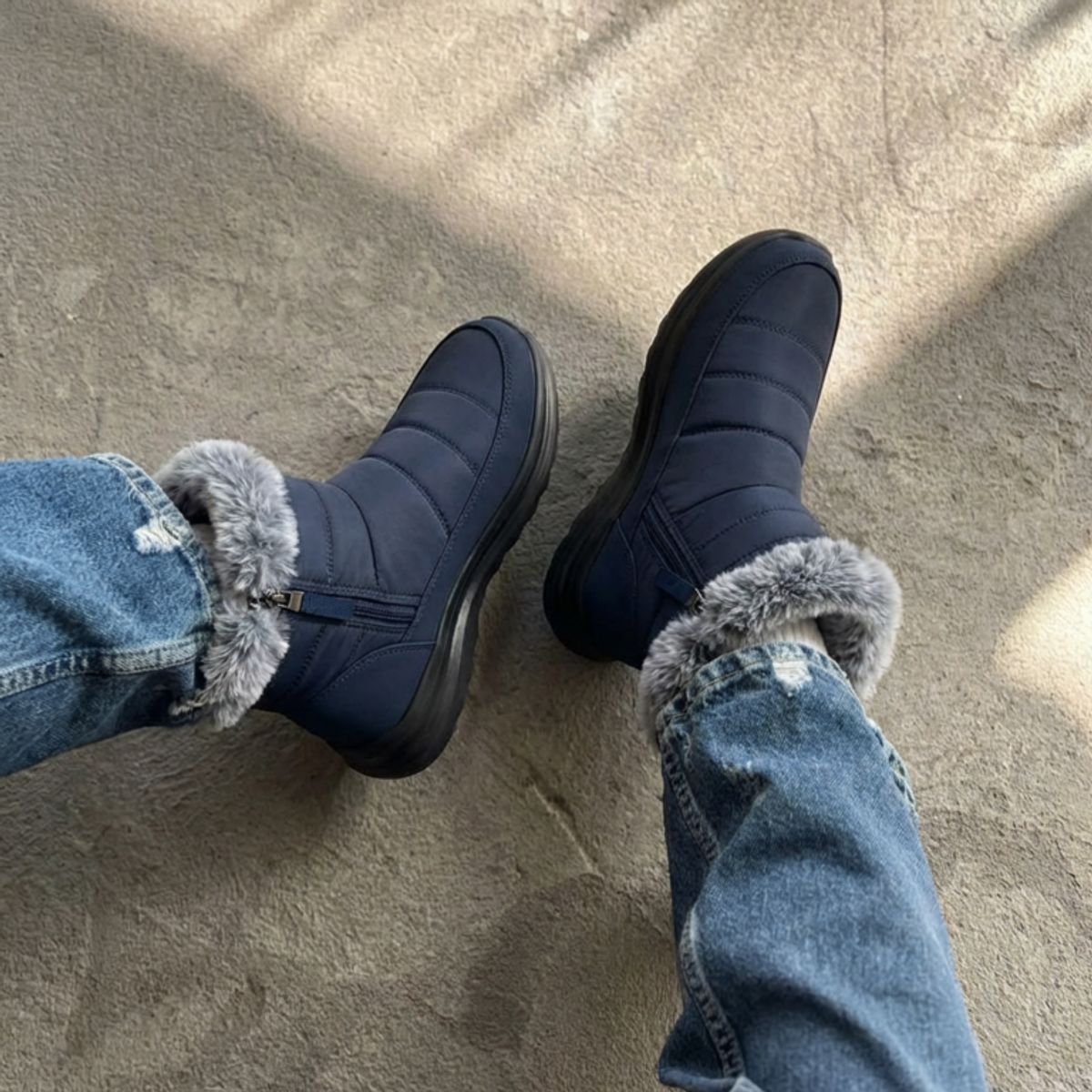 BOVINITA - Botin Mujer Impermeable Chiporro Liviana Bota Plataforma