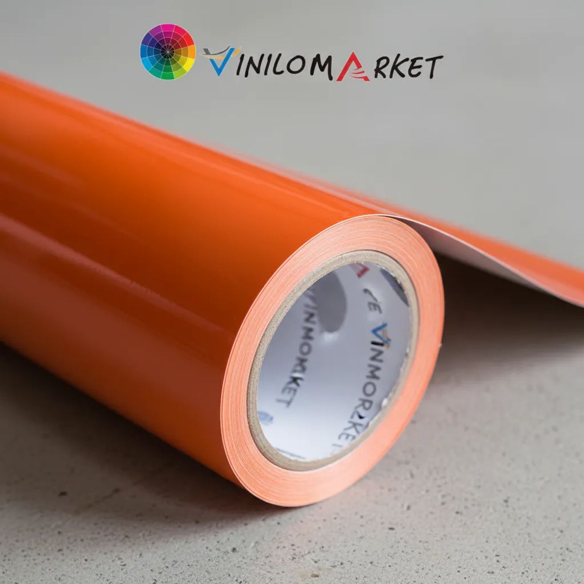 NEON - Vinilos Adhesivos De Corte Naranja Oscuro Brillante 61 Cms X Mts