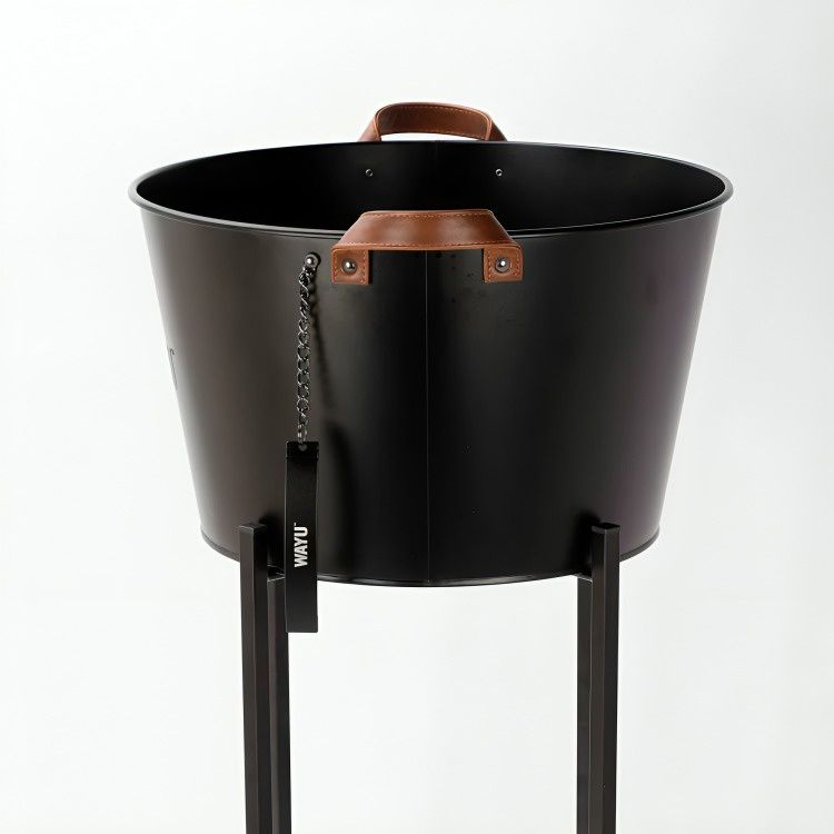 HIELERA METALICA RACK + ABRIDOR CERVEZA