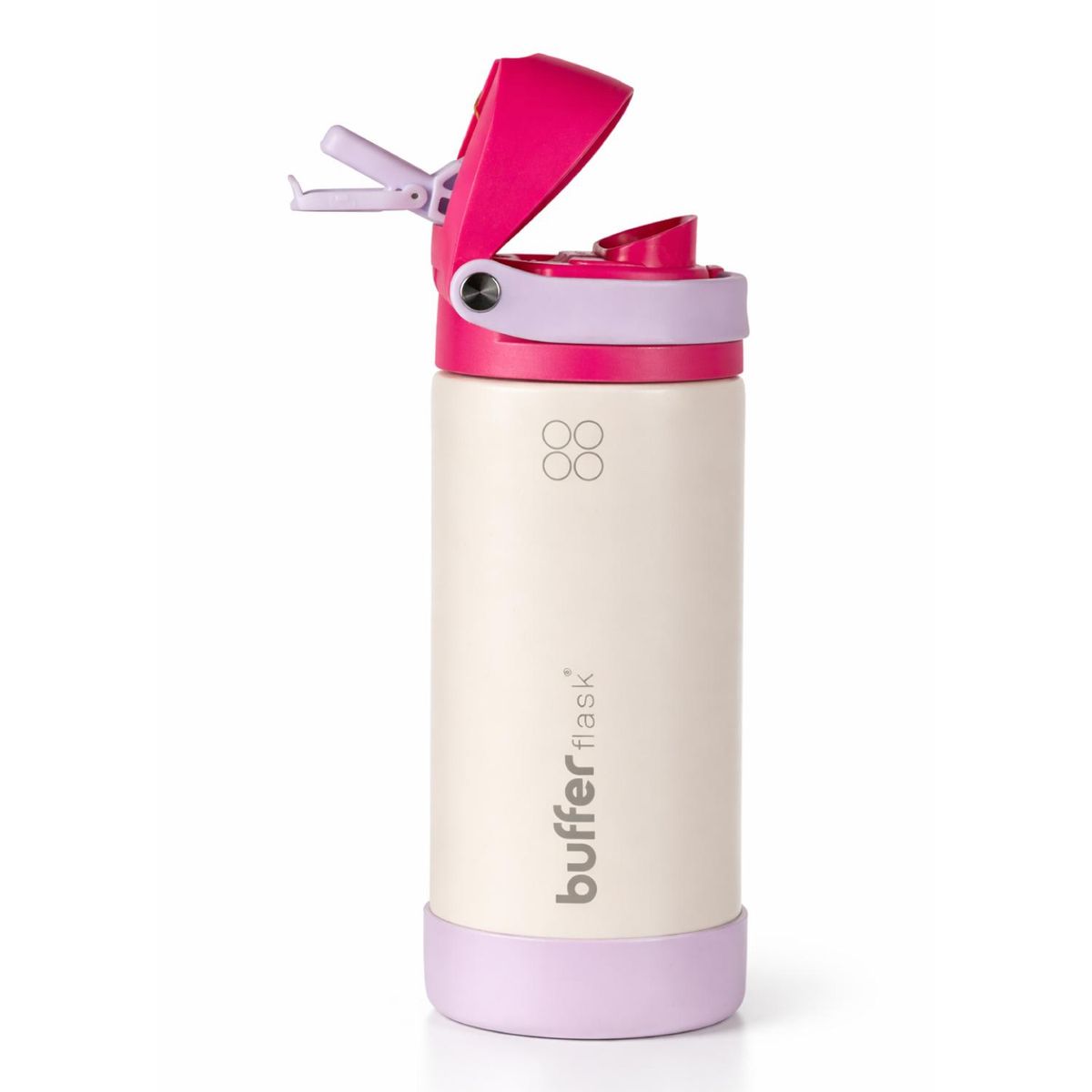 BUFFER FLASK - Termo Botella Termica Agua Buffer Acero Inoxidable 550ml - Rosa claro
