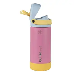 BUFFER FLASK - Termo Botella Termica Agua Buffer Niño Niña Acero Inox 550ml - Rosa
