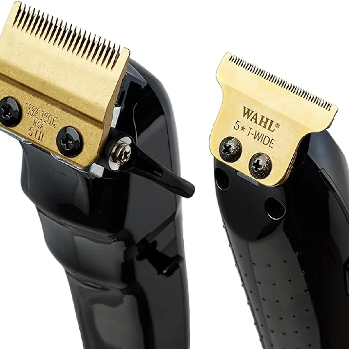 WAHL - Combo Maquinas Cortarpelo Profesionales Wahl Barber Black Kit 2 Cortadoras Magic Clip y Detailer