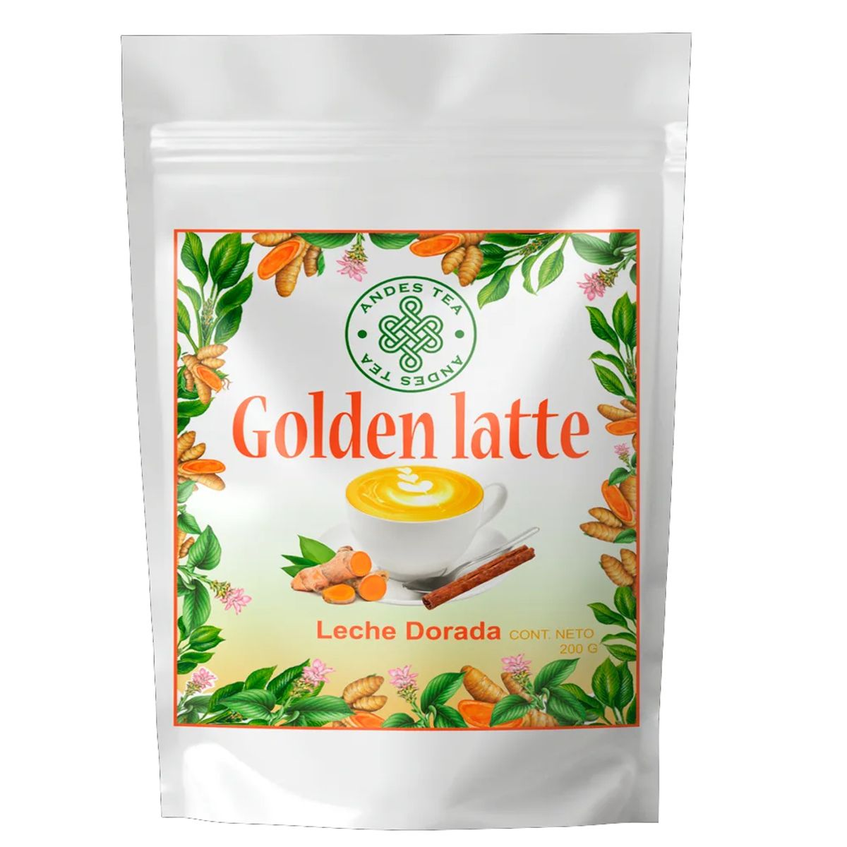 ANDES TEA - Golden Latte - golden milk - leche dorada - Andes Tea 200 gr