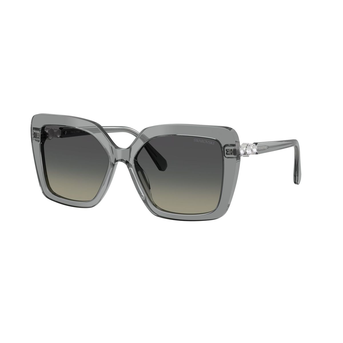 SWAROVSKI - LENTE DE SOL SWAROVSKI - SK6049 106211 - Gris traslúcido
