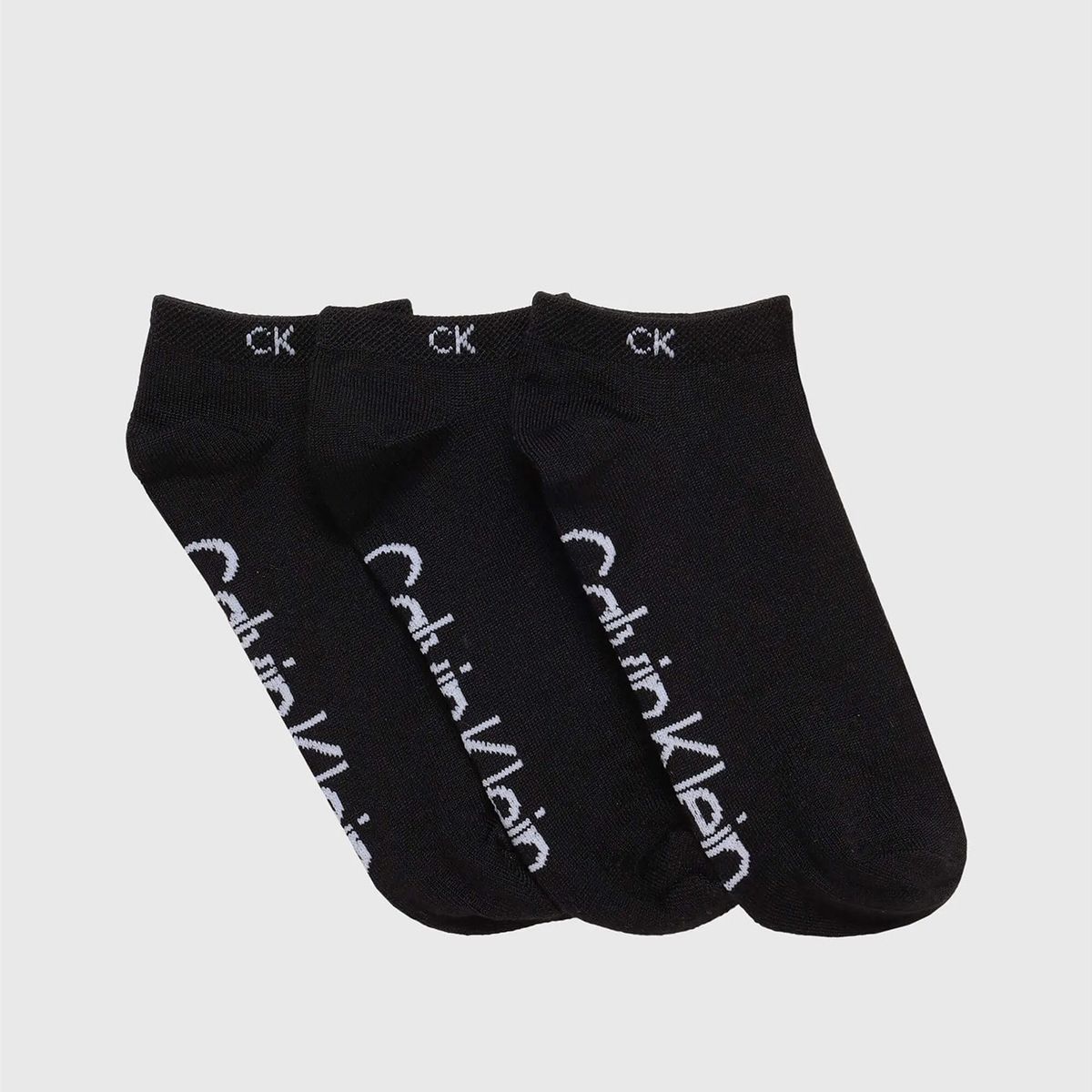 CALVIN KLEIN - Pack de 3 Calcetines Super Suaves Negro Calvin Klein