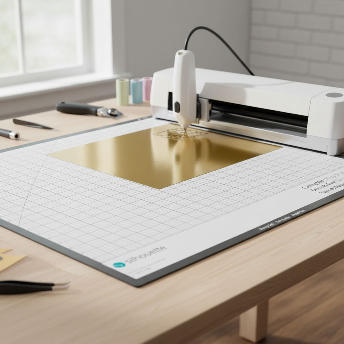 SILHOUETTE - Base Corte Silhouette Cameo Pro 61x61 Alta Adherencia