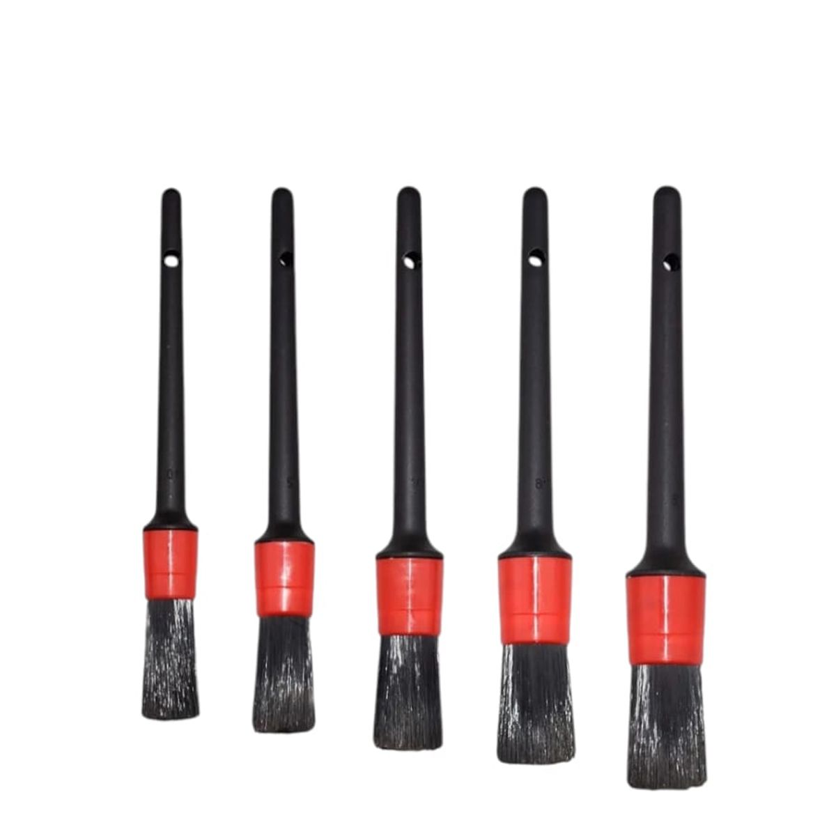 GENERICO - KIT CEPILLOS X 5 PCS PARA LIMPIEZA INTERIOR DE AUTO