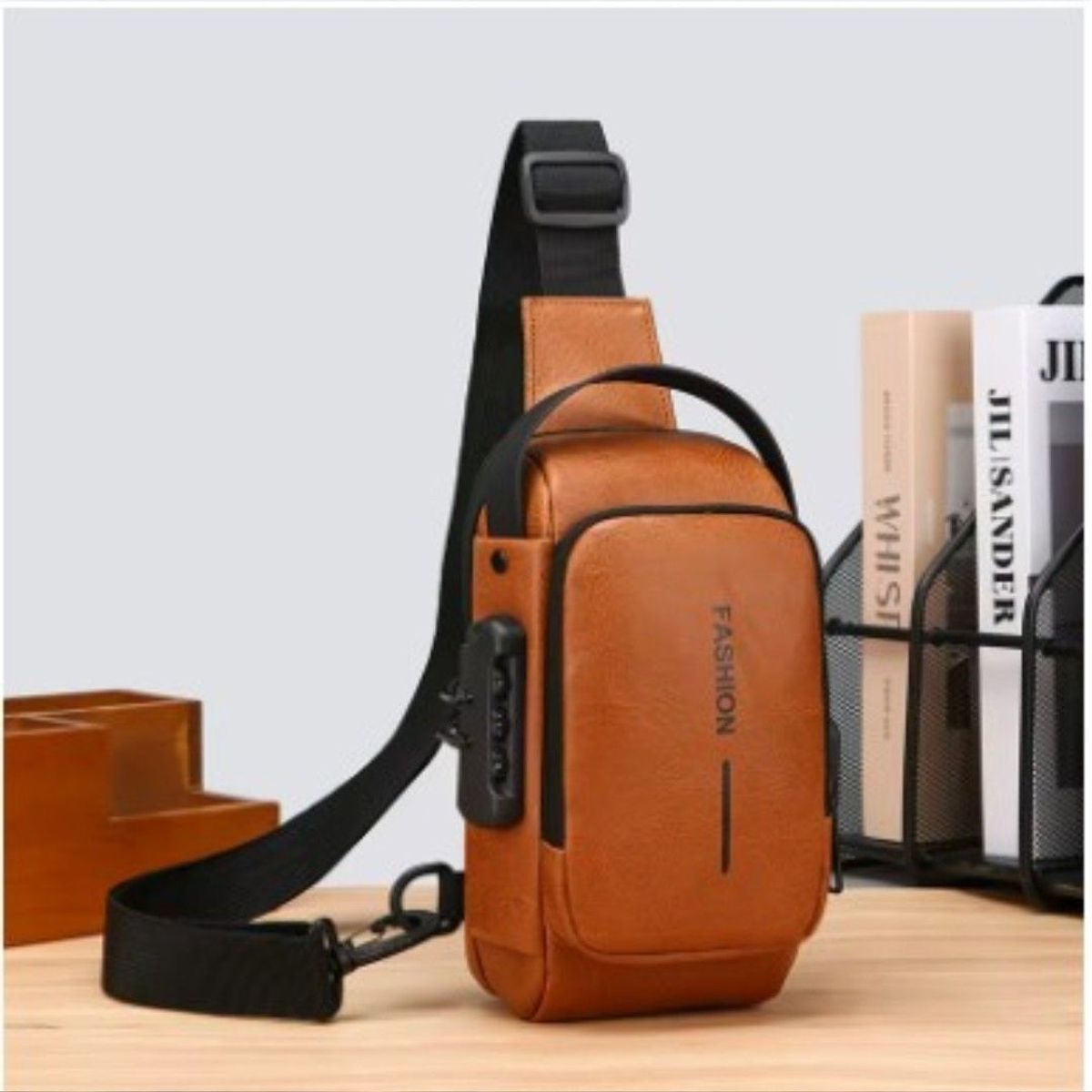 GENERICO - Bolso de Pecho Antirrobo Multifuncional para Hombre