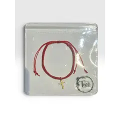GENERICO - Pulsera roja Macramé elegante