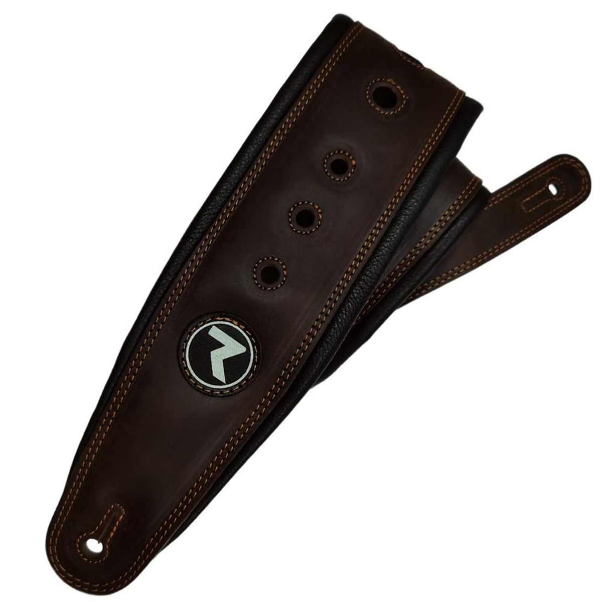RAVEN STRAPS - Correa Para Guitarra y Bajo Raven Straps Cosmos 3 - Dark Brown  Black