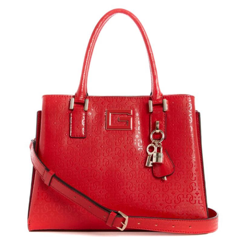 GUESS - Cartera  Blane Girlfriend Satchel Red  Guess