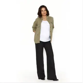 NALA - Jeans Maternal Bruna Negro Materrnity