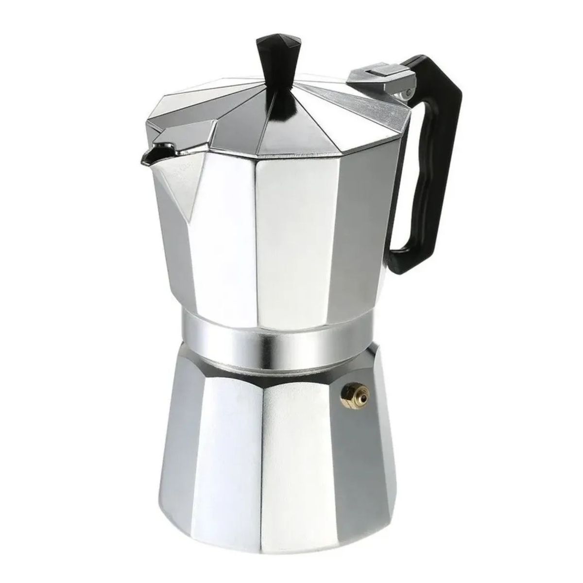 DISPARO - Cafetera Italiana 9 Tazas Cafetera Portatil Color Gris