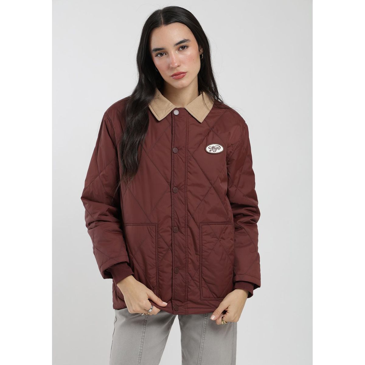 KAYA UNITE - Parka Con Cierre Quilted Mujer