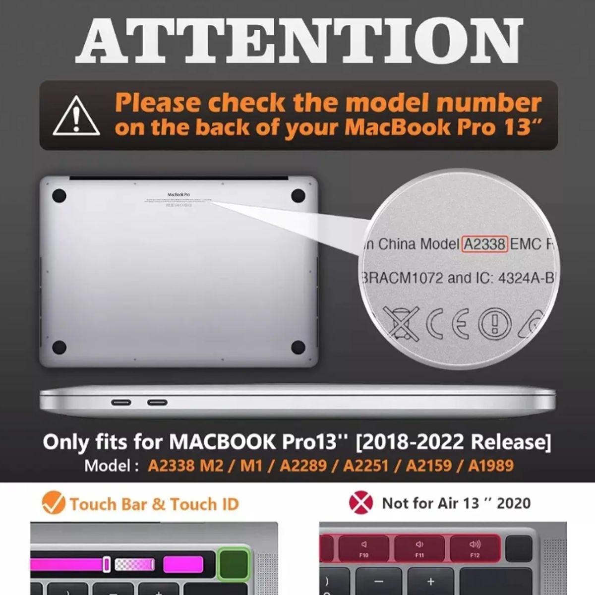 GENERICO - Carcasa 360 Reforzada Para Macbook Pro 13 (2020/2021 M1)