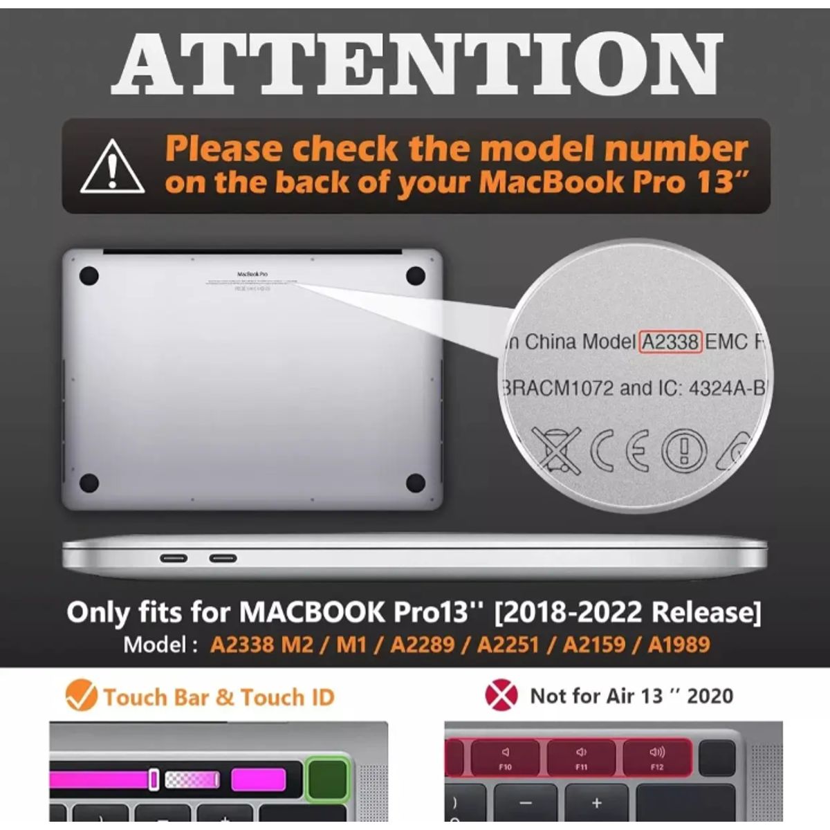 GENERICO - Carcasa 360 Reforzada Para Macbook Pro 13 (2020/2021 M1)