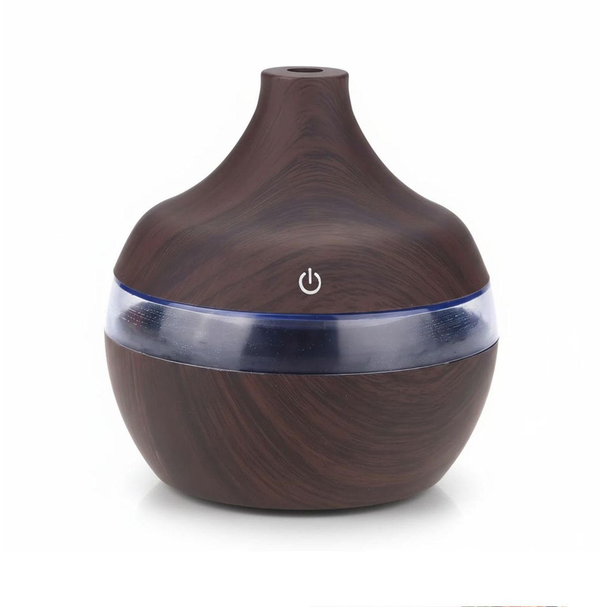 DISPARO - Pack 2 Humidificadores Aromatizador 12 Escencias Forma Grano Madera Oscuro