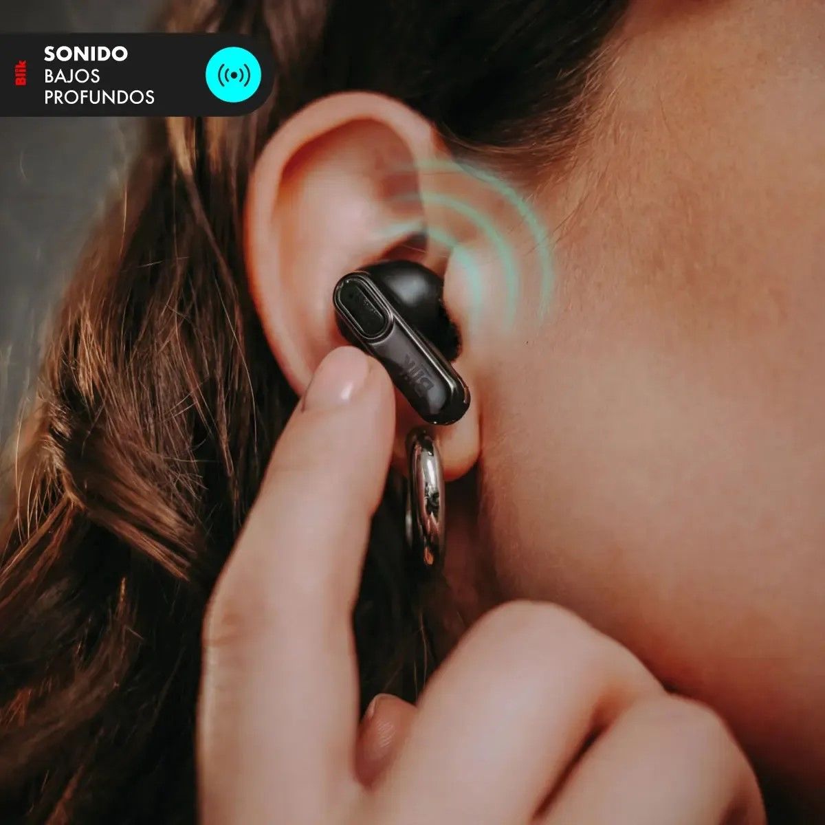 GENERICO - Audifonos Bluetooth Blik Air950 Cancelación De Ruido 40 Hrs Negro BELUG