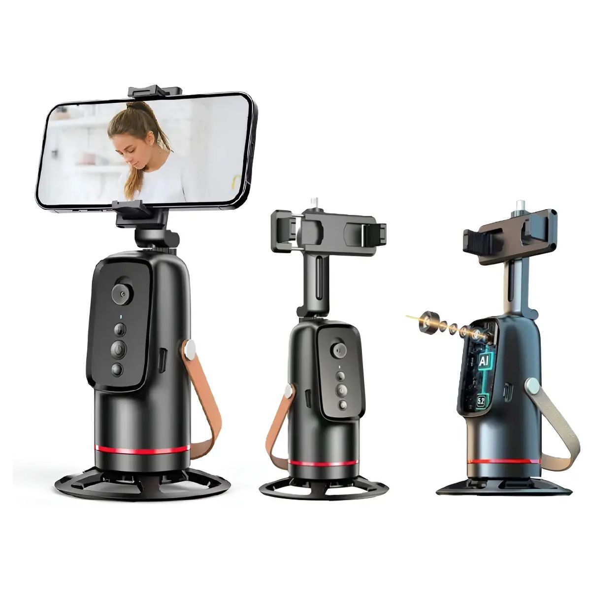GENERICO - Trípode De Seguimiento Facial Automático Con Control Remoto