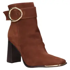 MINGO - Botín Mujer Casual Marrón oscuro