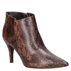 MINGO - Botín Mujer Formal Marrón oscuro