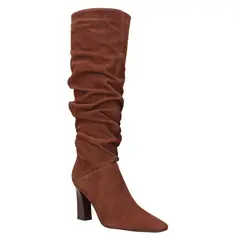 MINGO - Bota Mujer Formal Marrón oscuro