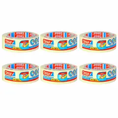 TESA - Pack 6 Cintas Enmascarar Masking Tape 40mt X 36mm