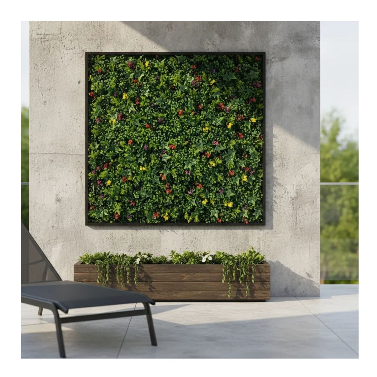 GENERICO - Palmeta Panel Decorativo 1x1 metro