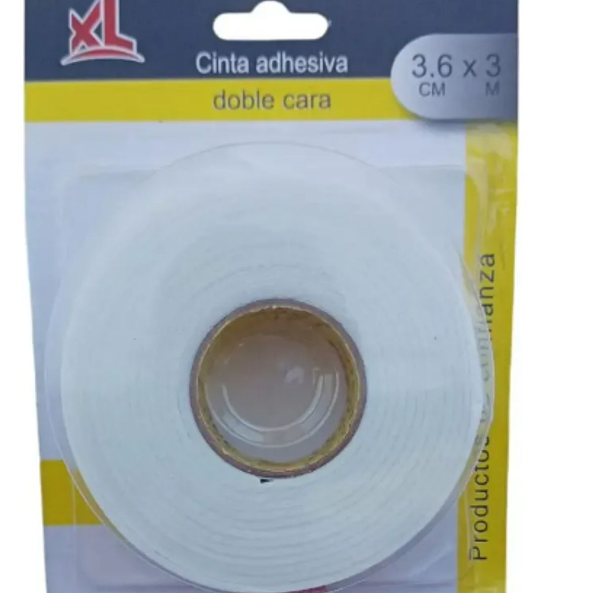 GENERICO - Cinta Adhesiva Doble Cara 3.6cm X 3m