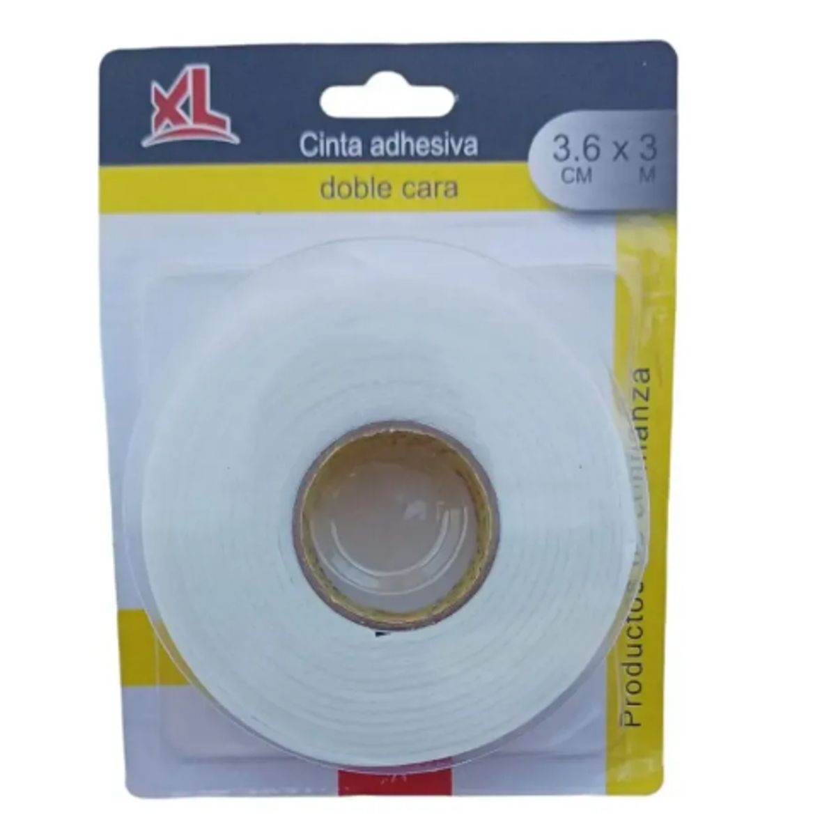 GENERICO - Cinta Adhesiva Doble Cara 3.6cm X 3m
