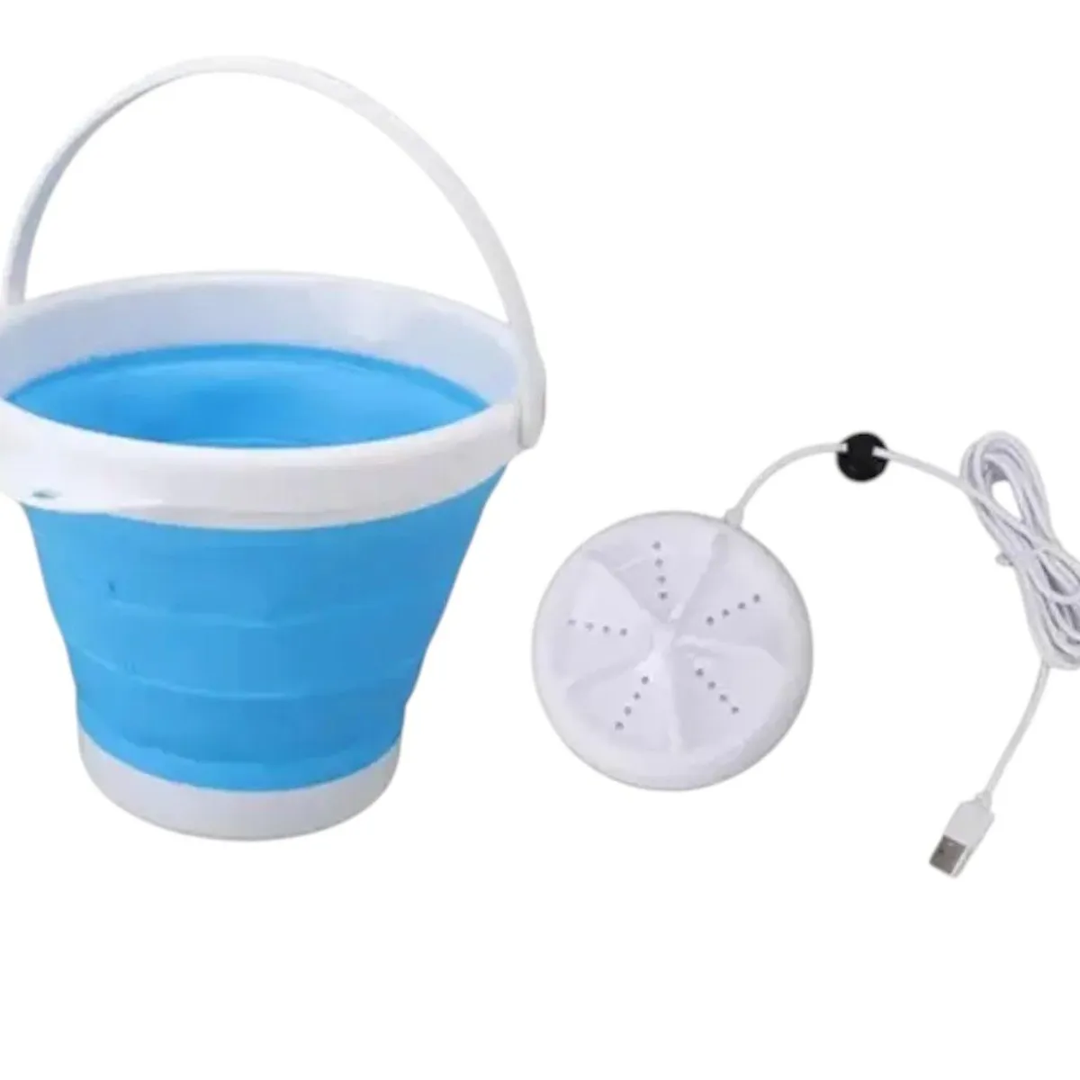 GENERICO - Mini Lavadora Portátil De 10 Litros, Plegable