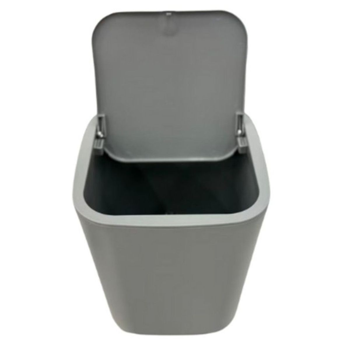 GENERICO - Cesto de Basura Papelera Gris 28x21.5cm