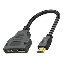 GENERICO - Splitter Hdmi 2x1 Splitter Hdtv Full Hd Switch Hdmi Hdtv Multiplicador De Imagen Hdmi 2x1 1080p BELUG