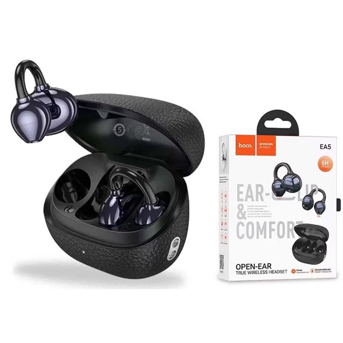 HOCO - Audifonos Bluetoot Clip Open-ear TWS EA5 Hoco