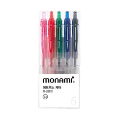 MONAMI - Set 5 Lápiz Pasta FX Zeta 0.5mm