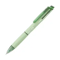 MONAMI - Lápiz Pasta Multicolor FX Zeta C3 0.5mm Cuerpo Verde Tinta Az Ng Rj