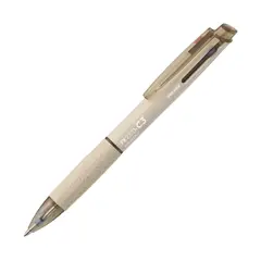 MONAMI - Lápiz Pasta Multicolor FX Zeta C3 0.5mm Cuerpo Café Tinta Az Ng Rj