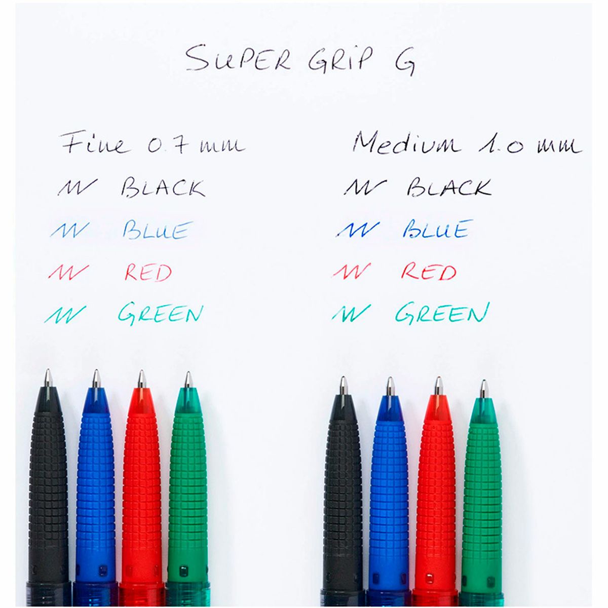 PILOT - Lápiz Pasta Retráctil Super Grip G 1.0mm Negro Pilot