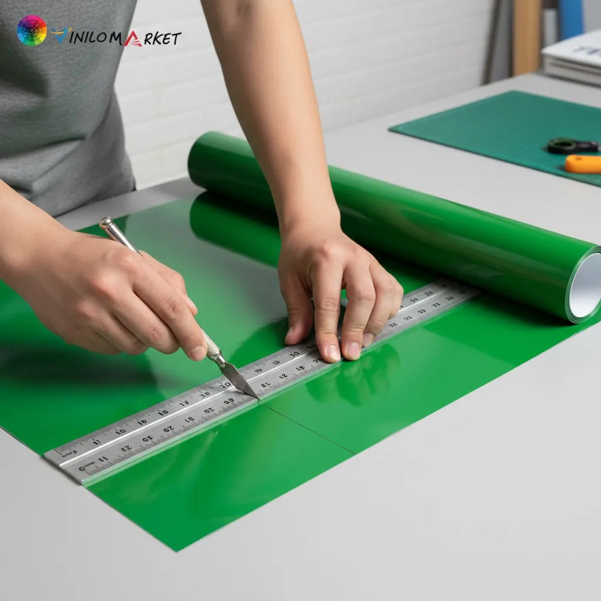 NEON - Vinilos Adhesivos De Corte Verde Navidad Brillante 61 Cms X Mts