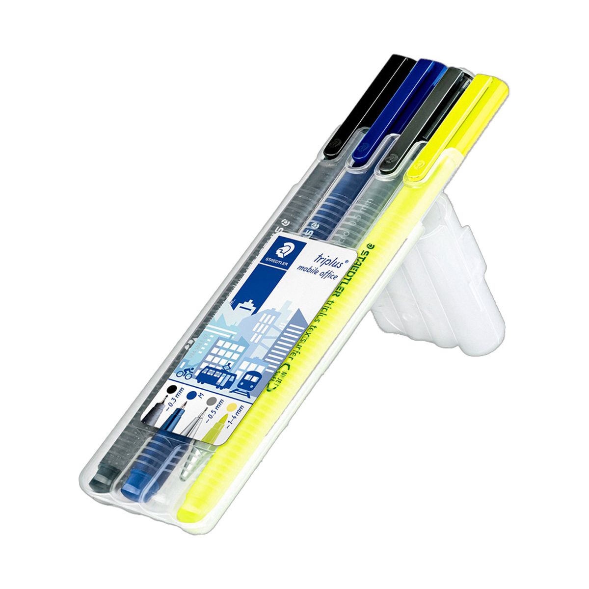 STAEDTLER - Set Fineliner Bolígrafo Portaminas Destacador Staedtler