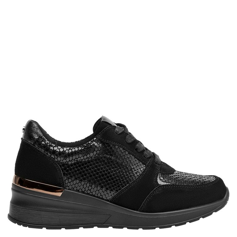 Zapatilla Casual Mujer Negro