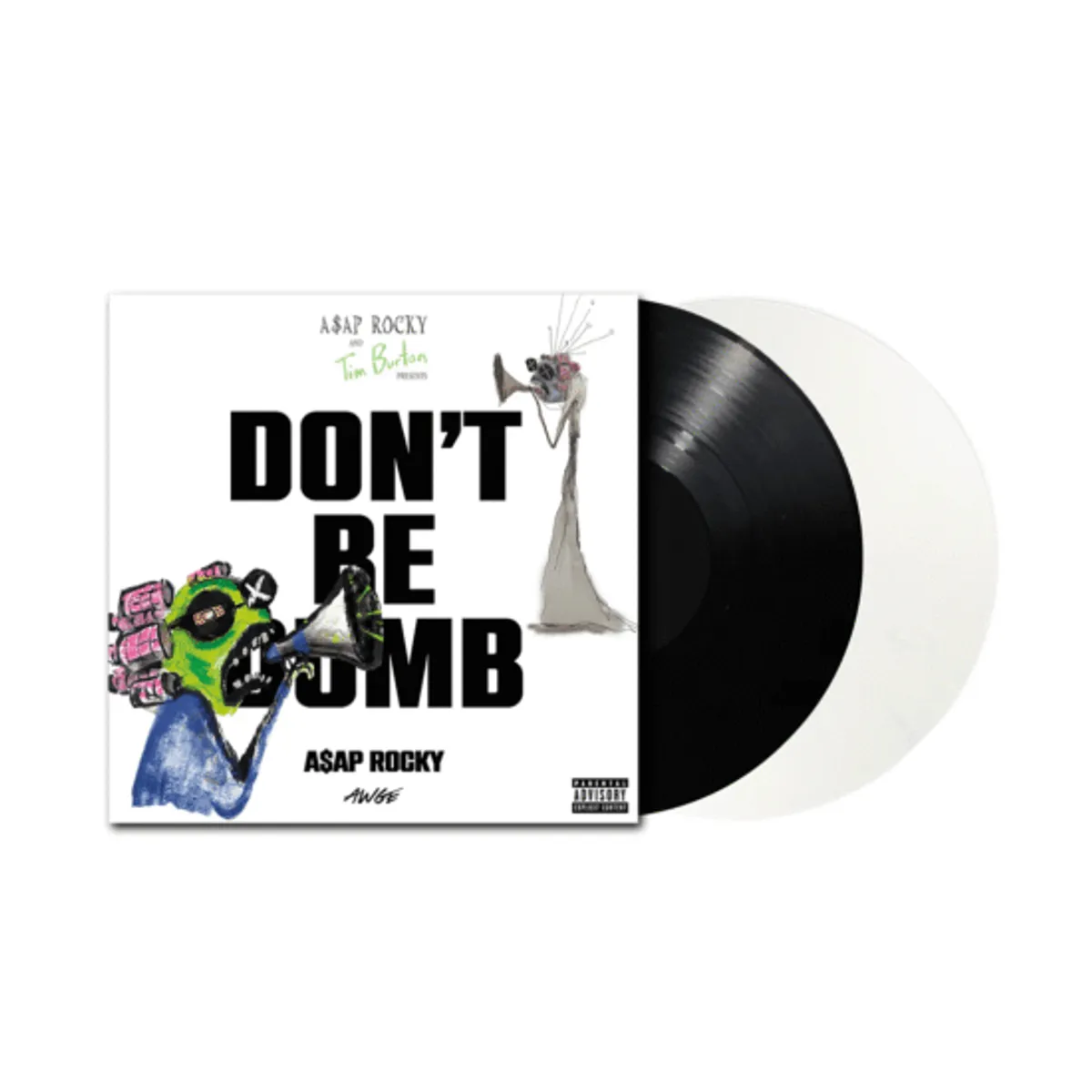GENERICO - ASAP Rocky - Don’t Be Dumb - Vinilo Doble Black  White