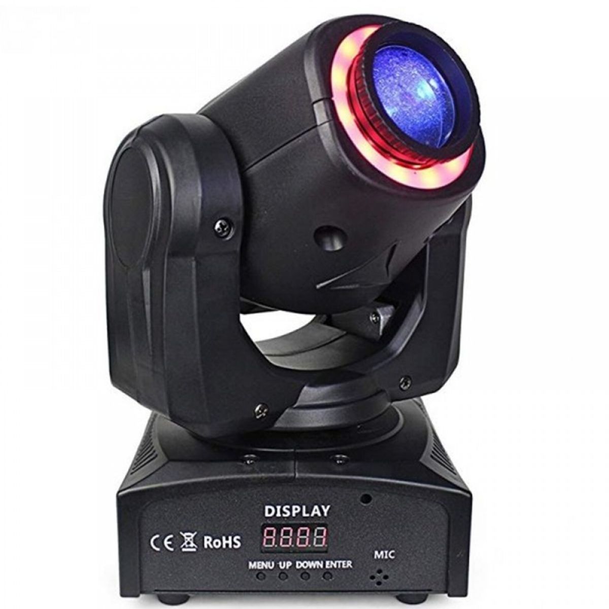 GENERICO - Cabeza Móvil LED Spot 30W Profesional Glowing GL-SPOT30 - RGB 8 Colores