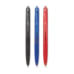 PILOT - Set 3 Lápiz Pasta Retráctil Super Grip G 0.7mm Az, Ng, Rj